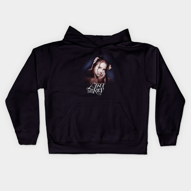 Lana Del Rey Vintage Kids Hoodie by gwpxstore